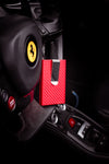 'Ferrari Red' Carbon Fiber Wallet