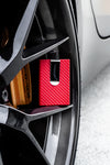 'Ferrari Red' Carbon Fiber Wallet