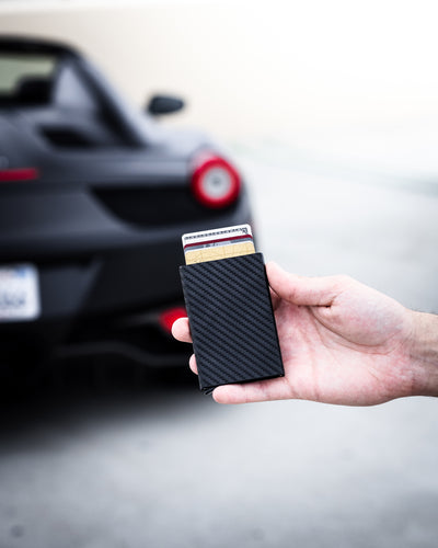 'Black' Carbon Fiber Wallet